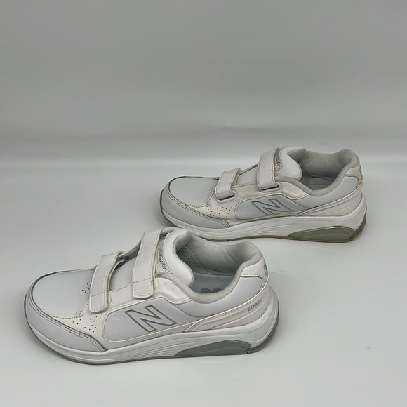 New Balance 928 Women's Hook and Loop White Leather Walking Comfort Shoe 6 - Picture 6 of 12
